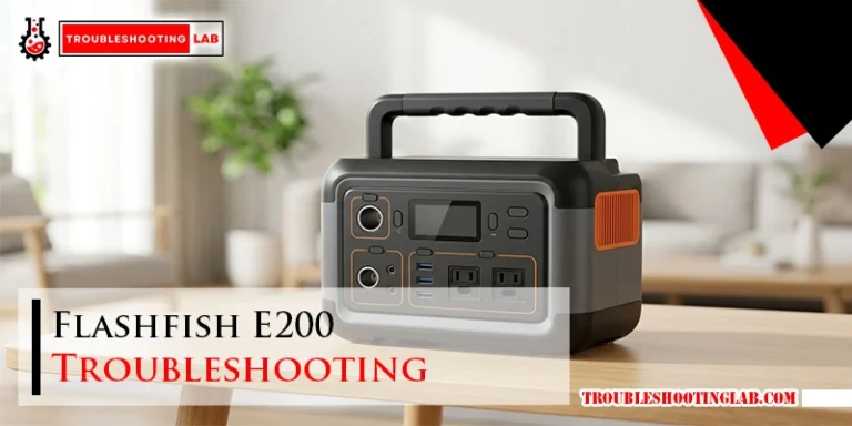 Flashfish E200 Troubleshooting