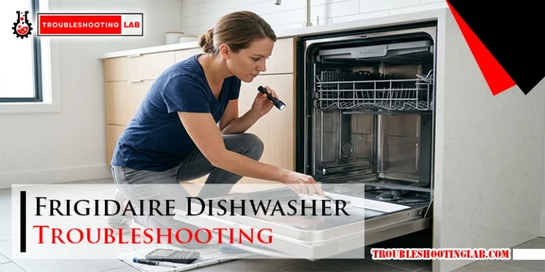 Frigidaire Dishwasher Troubleshoot
