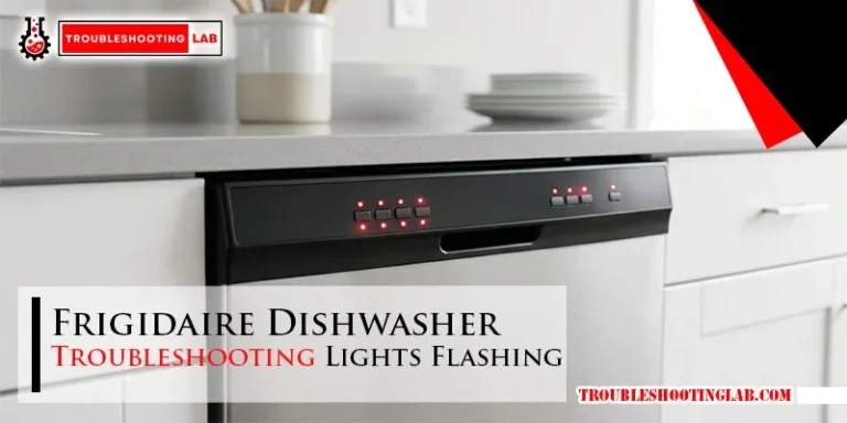 Frigidaire Dishwasher Troubleshooting Lights Flashing