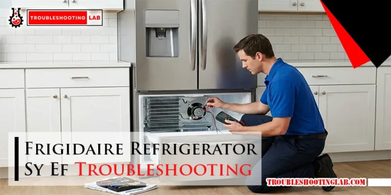 Frigidaire Refrigerator Sy Ef Troubleshooting