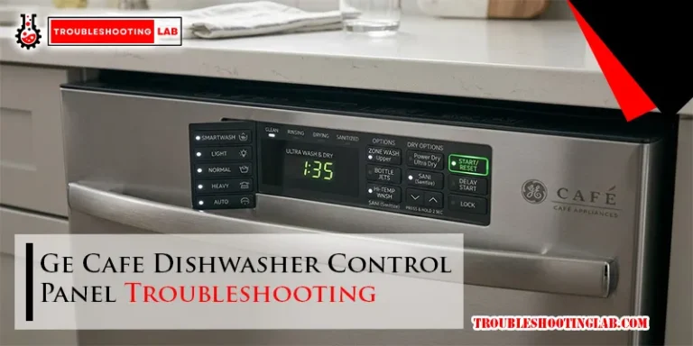 Ge Cafe Dishwasher Control Panel Troubleshooting