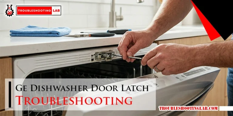 Ge Dishwasher Door Latch Troubleshoot