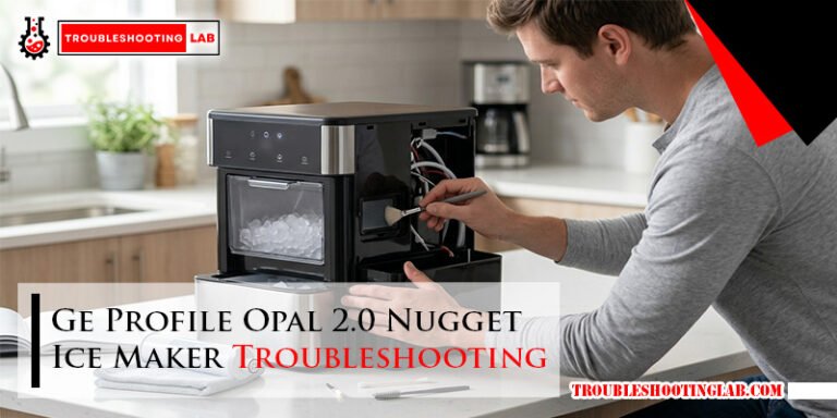 Ge Profile Opal 2.0 Nugget Ice Maker Troubleshooting
