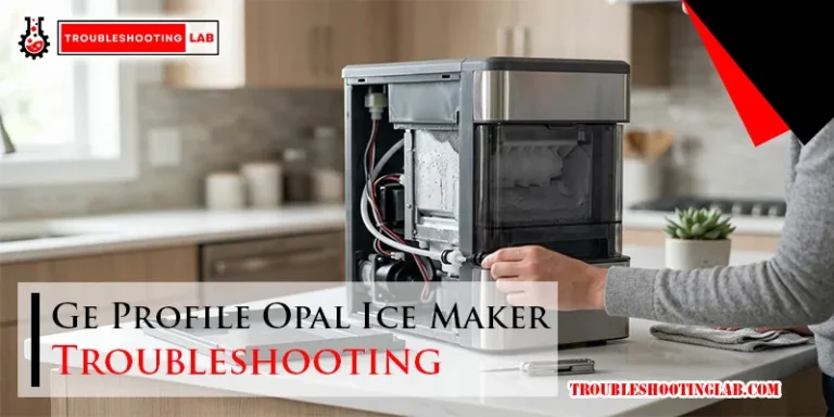 Ge Profile Opal Ice Maker Troubleshooting