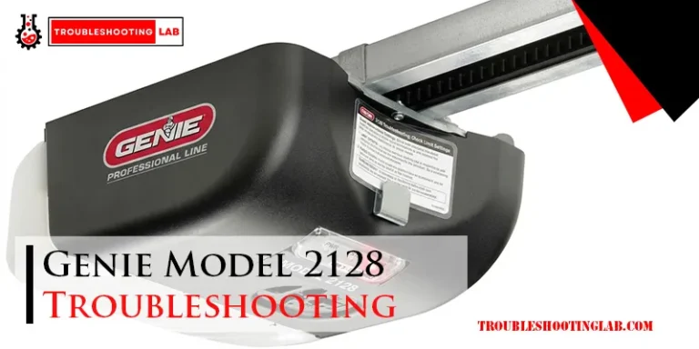 Genie Model 2128 Troubleshooting