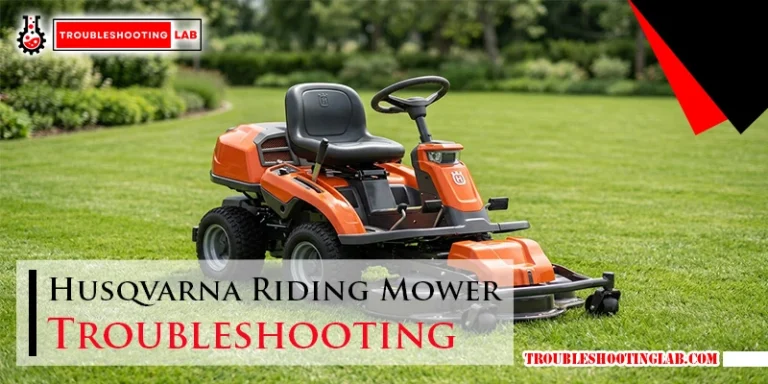 Husqvarna Riding Mower Troubleshooting