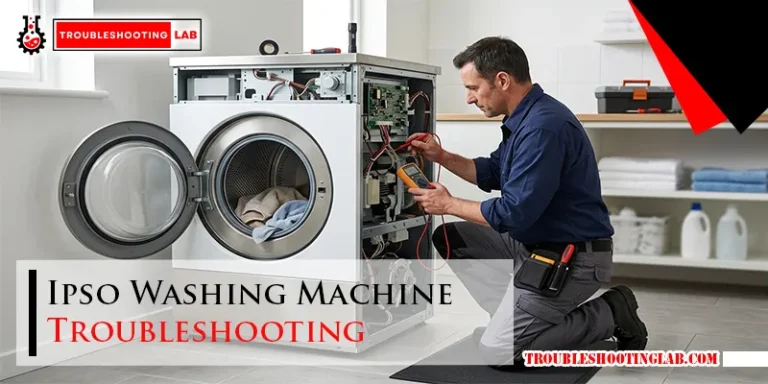 Ipso Washing Machine Troubleshooting