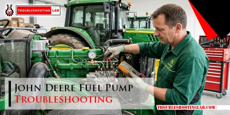 John Deere Fuel Pump Troubleshooting