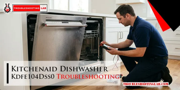 Kitchenaid Dishwasher Kdfe104Dss0 Troubleshooting