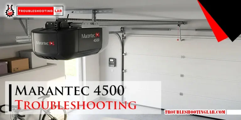 Marantec 4500 Troubleshooting