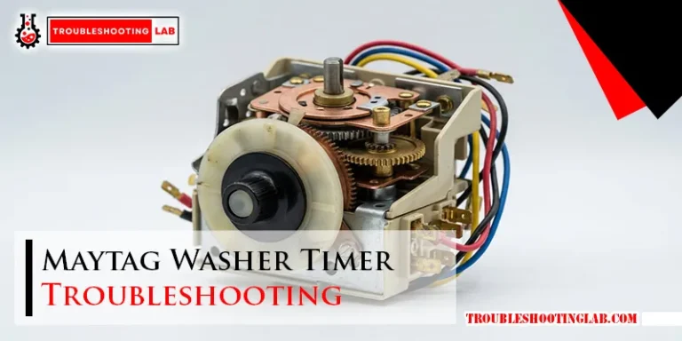 Maytag Washer Timer Troubleshooting