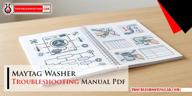 Maytag Washer Troubleshooting Manual Pdf