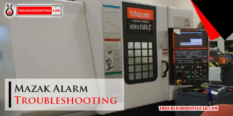 Mazak Alarm Troubleshooting-Fi