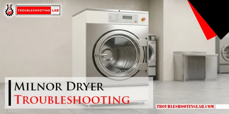 Milnor Dryer Troubleshooting