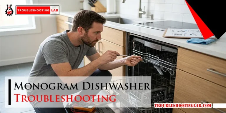 Monogram Dishwasher Troubleshooting