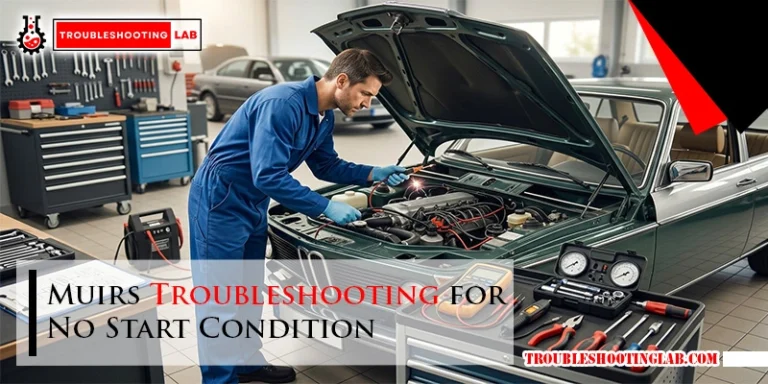 Muirs Troubleshooting for No Start Condition