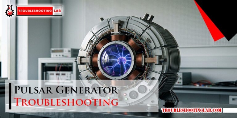 Pulsar Generator Troubleshooting