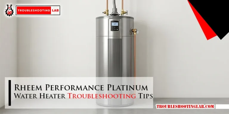 Rheem Performance Platinum Water Heater Troubleshooting Tips