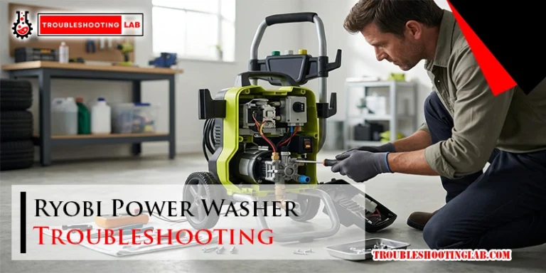 Ryobi Power Washer Troubleshooting