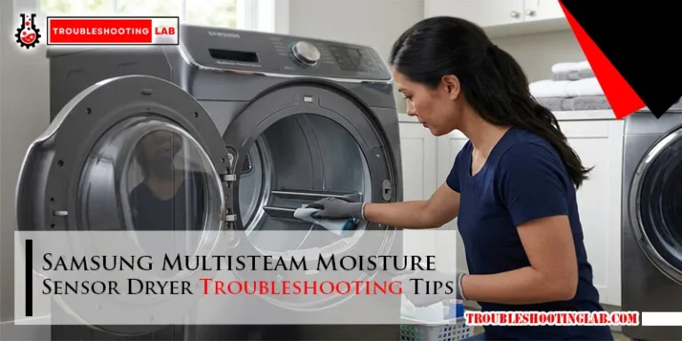 Samsung Multisteam Moisture Sensor Dryer Troubleshooting Tips