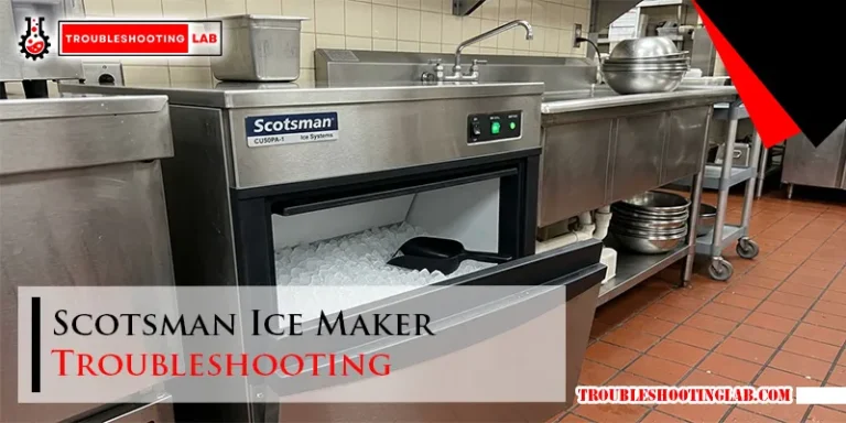 Scotsman Ice Maker Troubleshooting