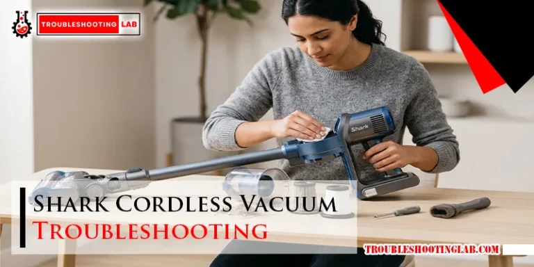 Shark Cordless Vacuum Troubleshooting