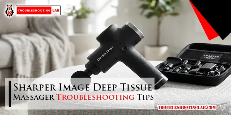 Sharper Image Deep Tissue Massager Troubleshooting Tips