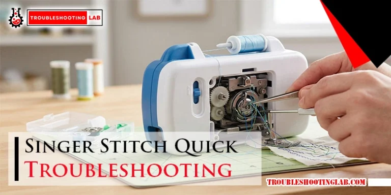 Singer Stitch Quick Troubleshooting