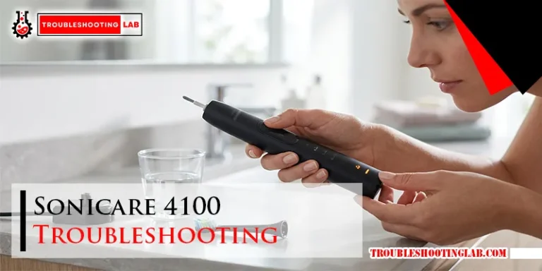 Sonicare 4100 Troubleshooting