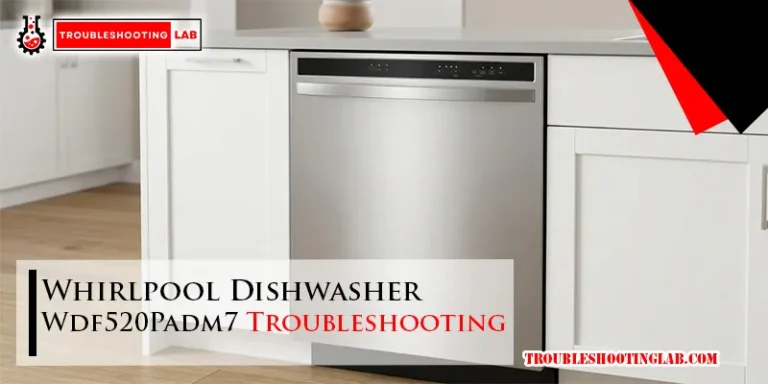 Whirlpool Dishwasher Wdf520Padm7 Troubleshooting
