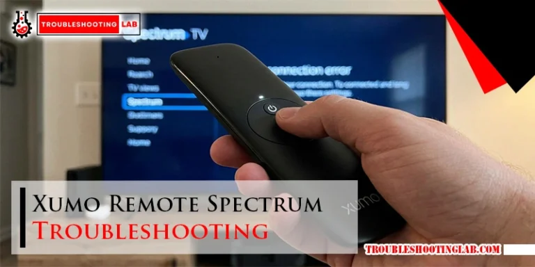 Xumo Remote Spectrum Troubleshooting