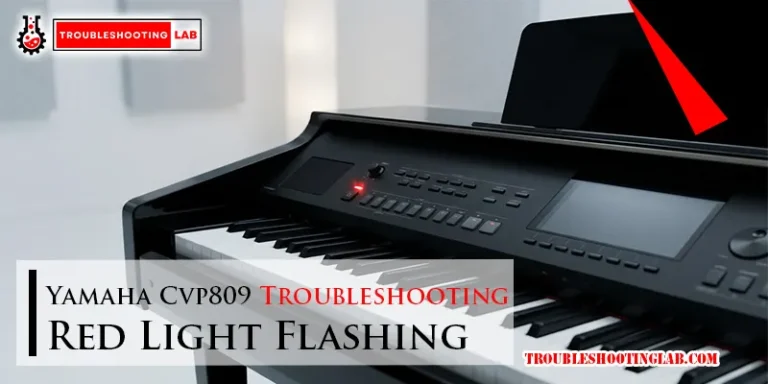 Yamaha Cvp809 Troubleshooting Red Light Flashing