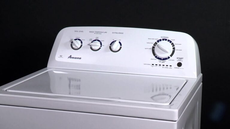 Amana Washing Machine Troubleshooting