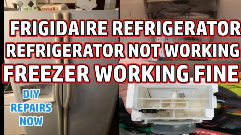 Frigidaire Refrigerator Troubleshooting