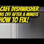 Ge Cafe Dishwasher Troubleshooting
