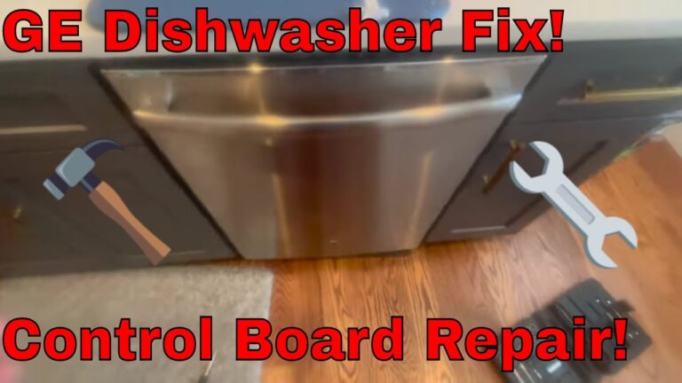 Ge Profile Dishwasher Control Panel Troubleshooting