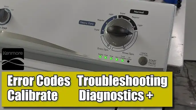 Kenmore 800 Washer Troubleshooting