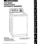 Kenmore Washer 80 Series Troubleshooting
