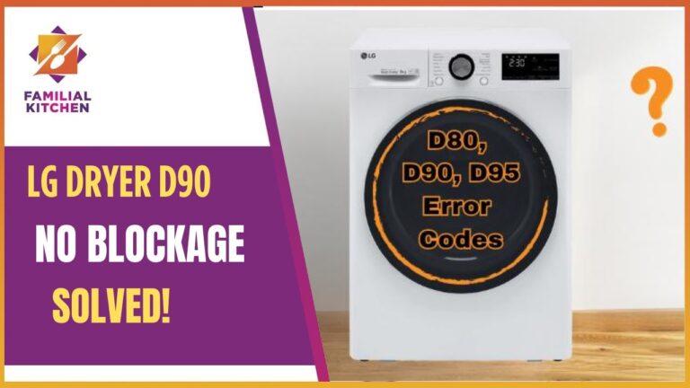 Lg Dryer D90 No Blockage