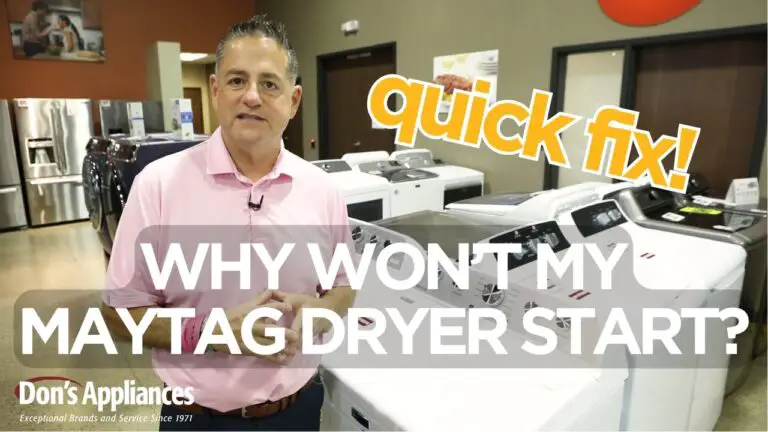 Maytag Bravos Dryer Won'T Start