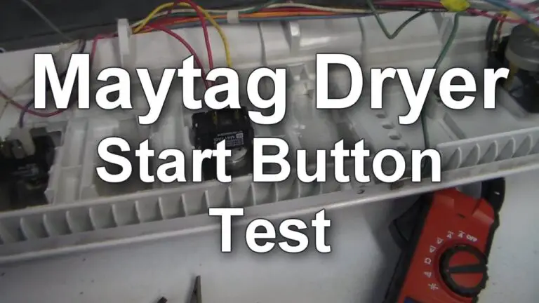 Maytag Dryer Start Button Not Working