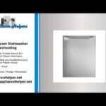 Monogram Dishwasher Troubleshooting