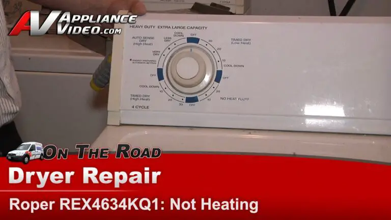 Roper Clothes Dryer Troubleshooting