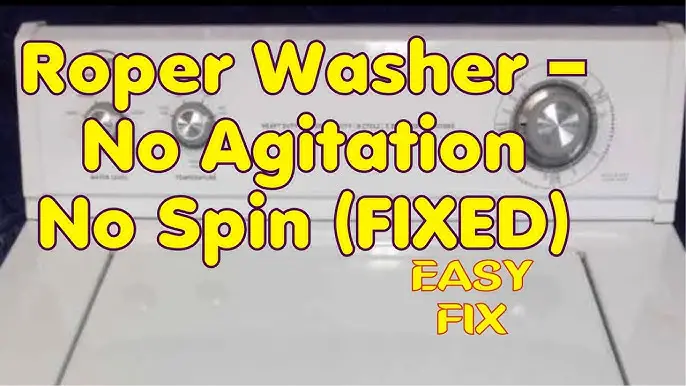 Roper Clothes Washer Troubleshooting
