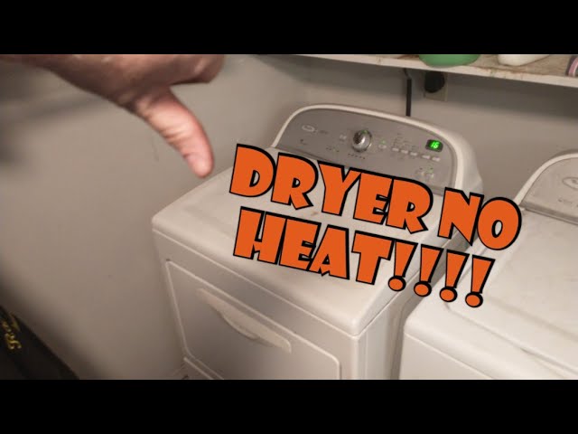 Whirlpool Cabrio Dryer Not Heating