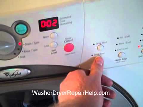 Whirlpool Duet Dryer Diagnostic Mode