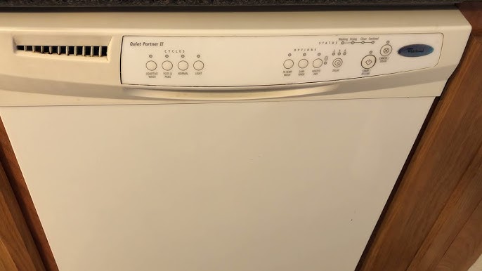 Whirlpool Quiet Partner 2 Dishwasher Troubleshooting