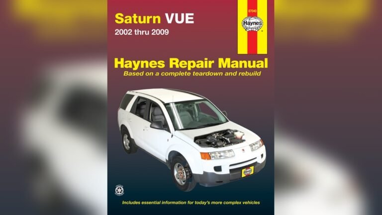 2004 Saturn Vue Troubleshooting