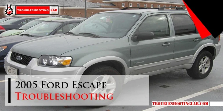 2005 Ford Escape Troubleshooting