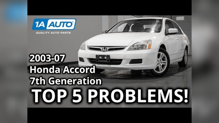 2005 Honda Accord Troubleshooting